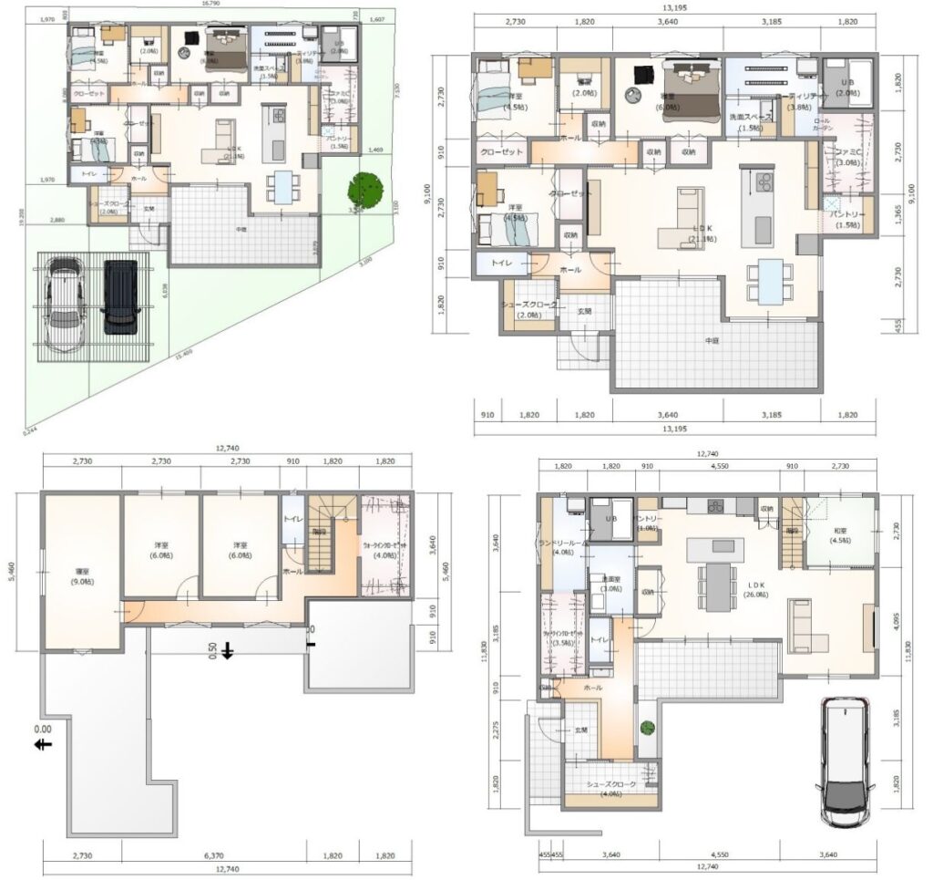 アイ工務店の間取り実例！30坪・60坪・75坪の成功例の間取り図を設計士